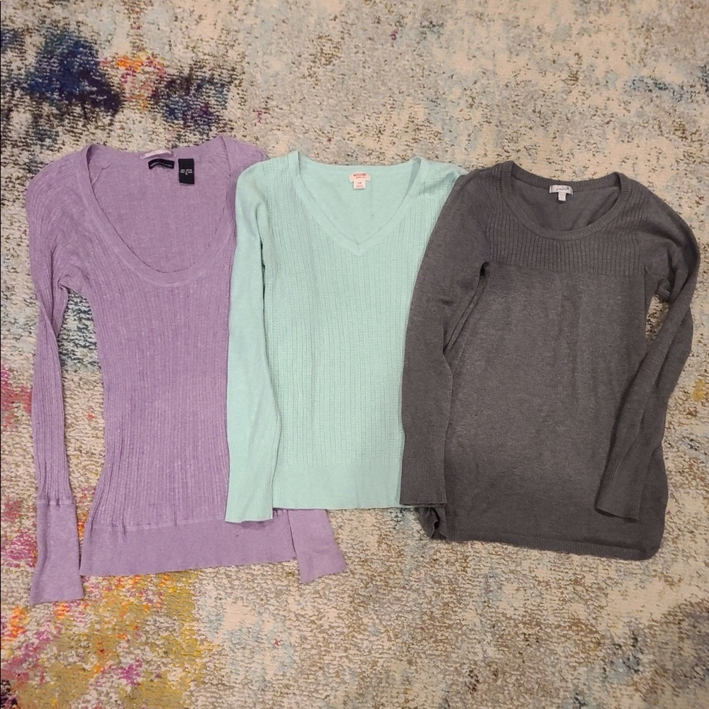 Bundle 3 women's sweaters medium/large